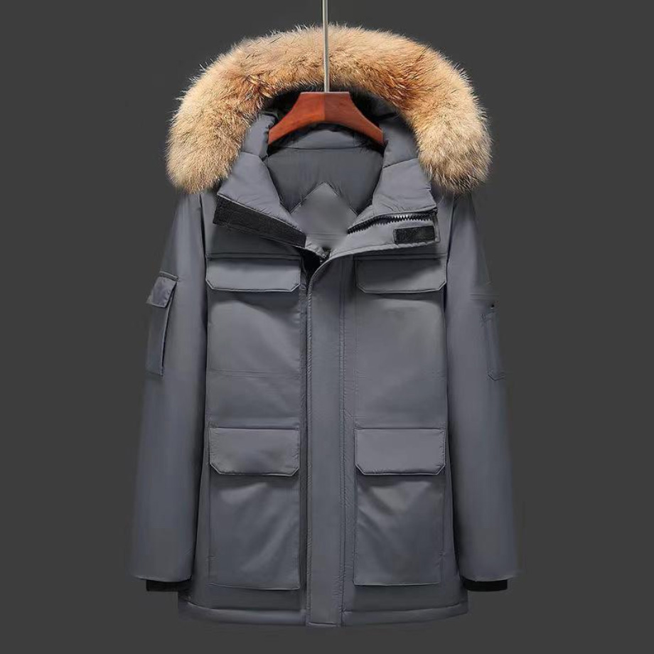 Winter Goose Down Coat Mens Down Jackets Canada Parka Snow Proof Jacket