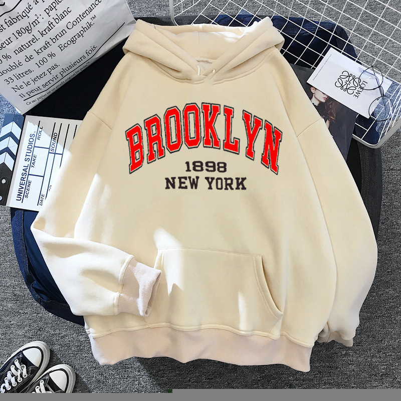 

Men's Hoodies Sweatshirts Boston Brooklyn Letter Print Hoodie Men Fashion Coat Oversized York Hoodies Sweatshirt Female Men Sweats Brooklyn Clothes 220826, Black4