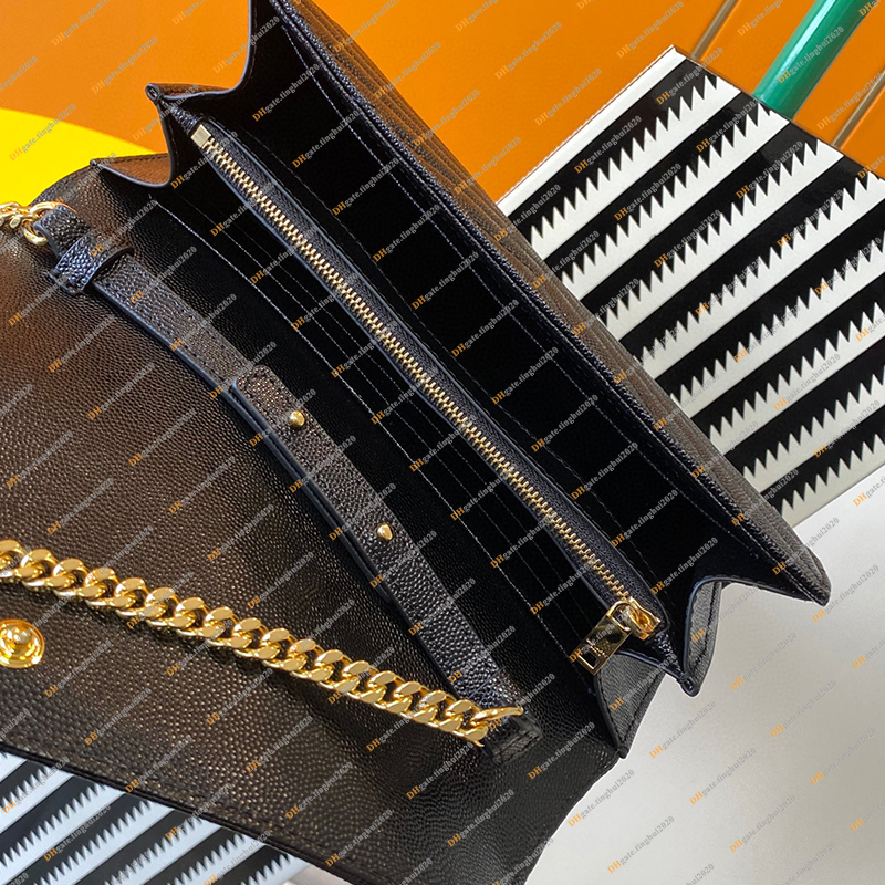 

Designer Luxury YYSL Bags For Womens Handbags Crossbody Purses YSLitys large Capacity Versatile The Tote Bag Loulou Multicolour Fashion Leather Wallet FNIN, 19cm black & black / with dust bag