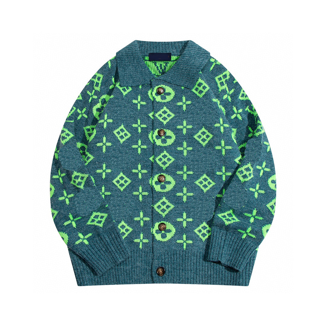 

Mens Womens Designers F Sweaters Pullover Men Hoodie Long Sleeve Sweater Sweatshirt Embroidery Knitwear Man Clothing Winter Clothes05, Green