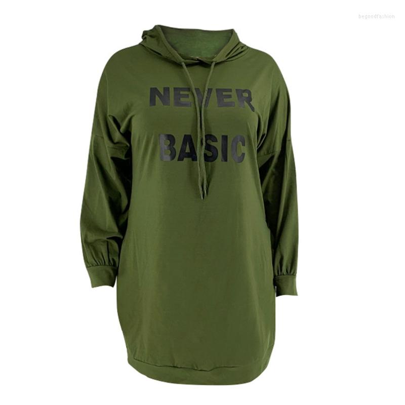 

Women's Hoodies MXMA Plus Size Women's Long Sleeve Hooded Top Pullover Hoodie Dress Tunic Sweatshirt, Black