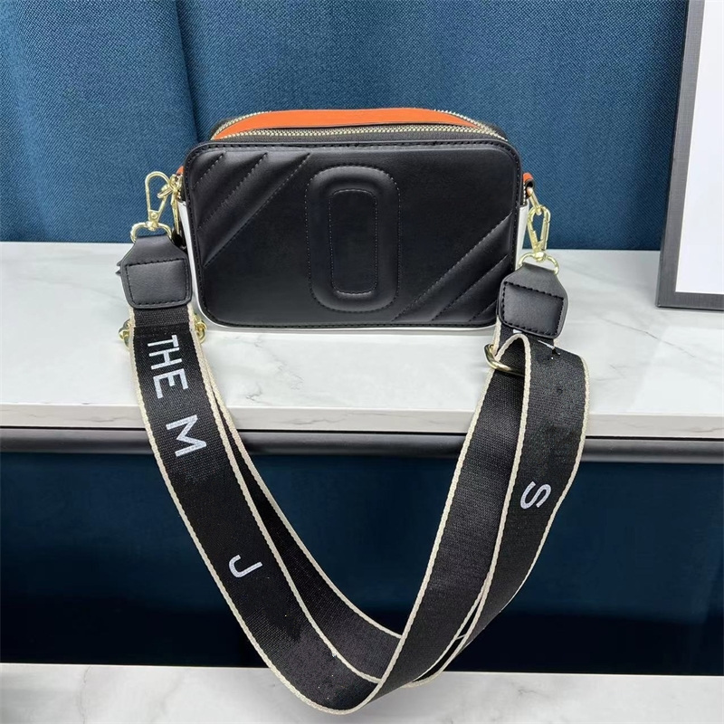 

Womens Designer Bags 2022 New Fashion Camera Bag Messenger Shoulder Small Square Bag HIGH QUALITY MULTIPLE Men short wallet classic, Orange