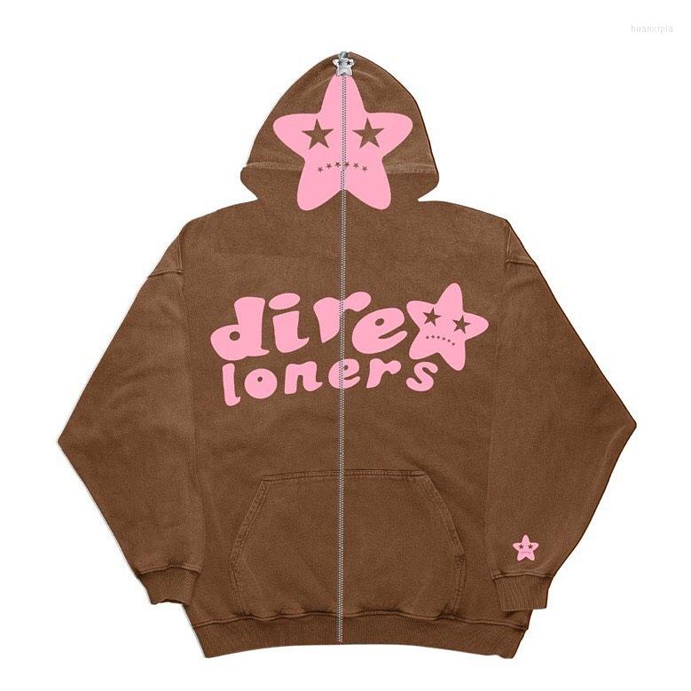 

Women' Hoodies 2022 Star Letters Super Dalian Hoodie For Women Y2K Punk Harajuku Streetwear Zipper Casual Loose Sweatshirt