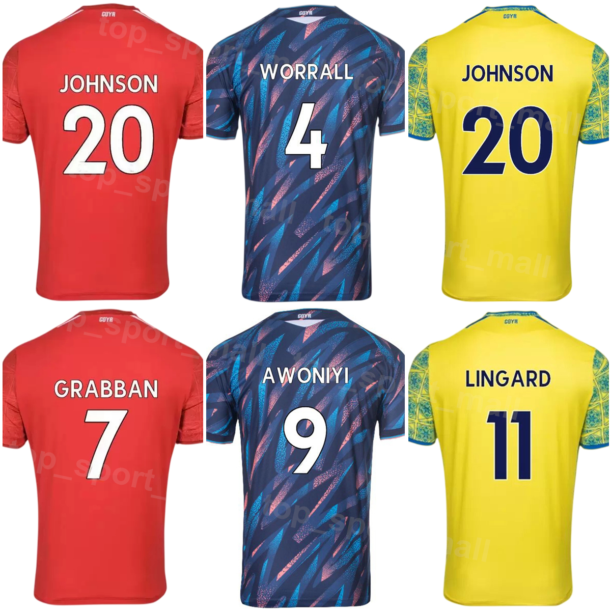 

2022-23 FC Soccer 7 Neco Williams Jerseys Team 20 Brennan Johnson 3 Steve Cook 19 Moussa Niakhate 16 Sam Surridge 9 Taiwo Awoniyi Football Shirt Kits NuoDingHanSenLin, Red