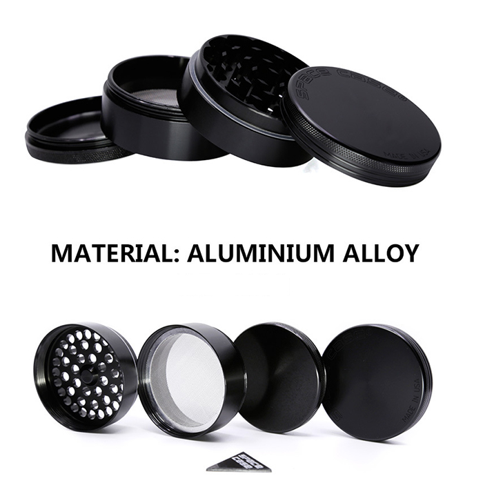 

Space Case 63mm Grinder 4 Layers Smoking Accessories Aluminum Tobacco Smoke Cigarette Detector Grinding Tobacco Grinders Crusher