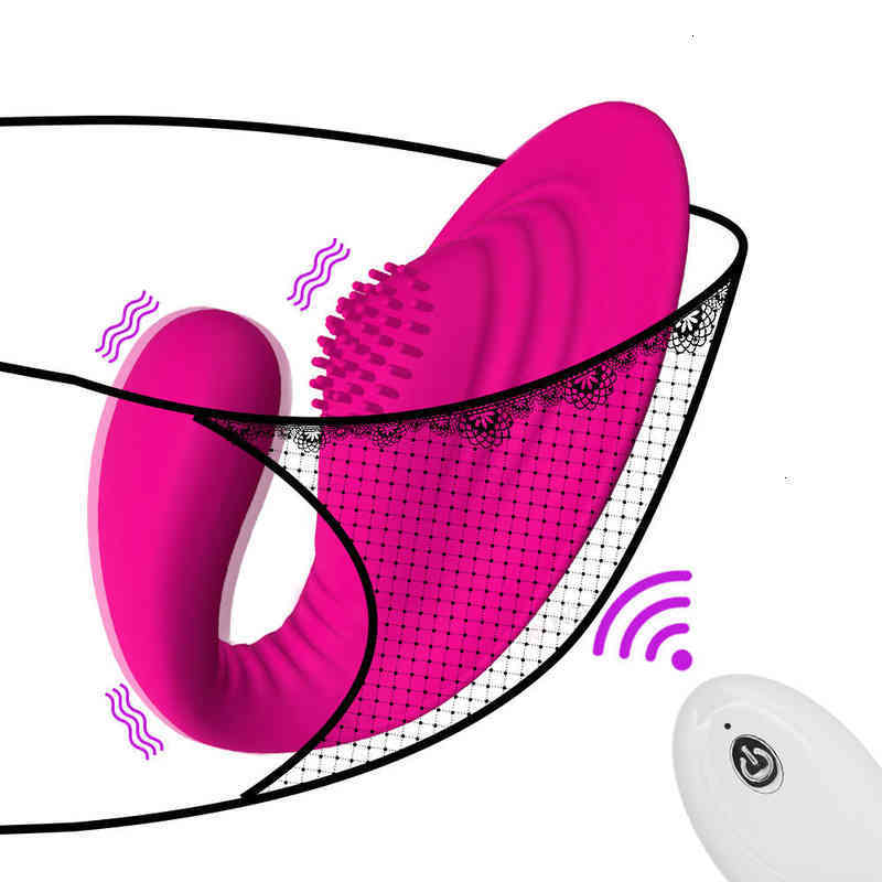Sex toys Vibrator Massager Toys Wireless Remote Control Clitoral Stimulator Wearable Panti Vibrating Women Butterfly-image-795312306