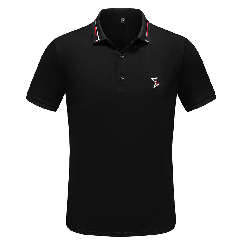 

Mens polos shirts short sleeve tees Designer luxury stylist 100% cotton high quality t-shirts fashion casual exquisite embroidery men's summer t shirt clothes tops, White