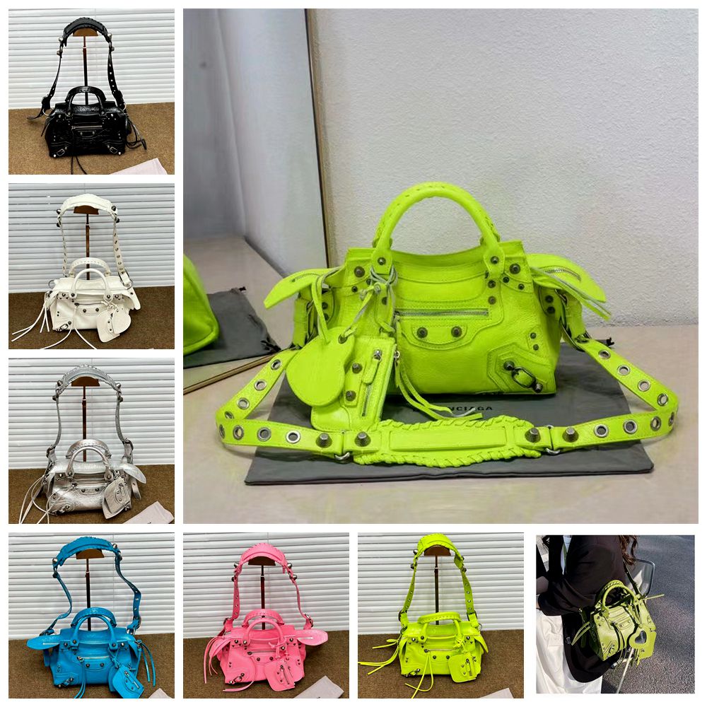 

Designers bag Neo Cagole Designer Shoulder Bag Y2k Balencaige Shoulder Handbag Hand-held Oblique Back Locomotive Vintage cool girl bags Top Quality, Solid color