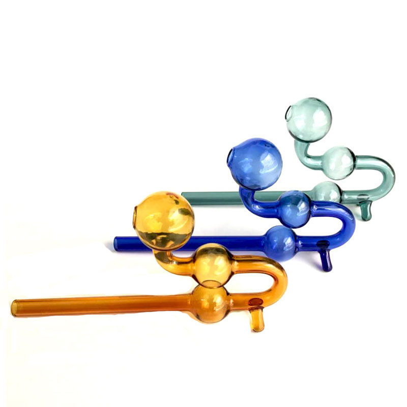 

Wholesale Glass Smoking Pipe Thick Pyrex Snake Oil Burner Water Bong Hookahs with Different Balance Dot