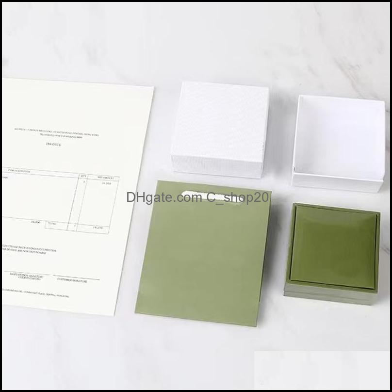 

Jewelry Boxes Classic Designer Four-Leaf Clover Box Set High Quality Necklace Stud Earrings Bracelet Contains Handbag Certifi Cshop20 Dh59F