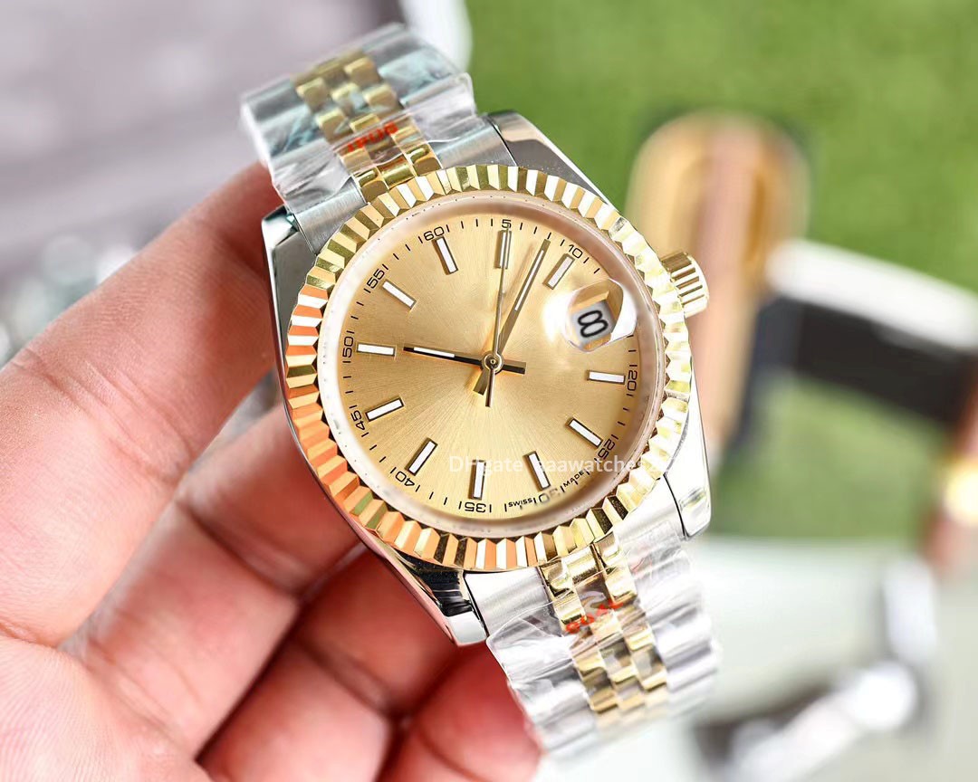 

Diamond Designer Watch With box High Quality Swiss Movement Watches for Man Womens Automatic Mechanical Luminous Datejust 41mm 31mm 36 Classic Luxury Wristwatch, Carton