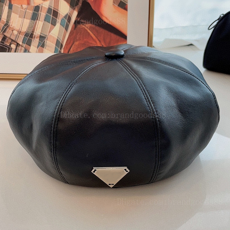 

Designer Fashion Street Hats bucket luxury baseball cap bonnet Artificial Pumpkin Fisherman 's cap wholesale Faux Leather Casquette, 1#