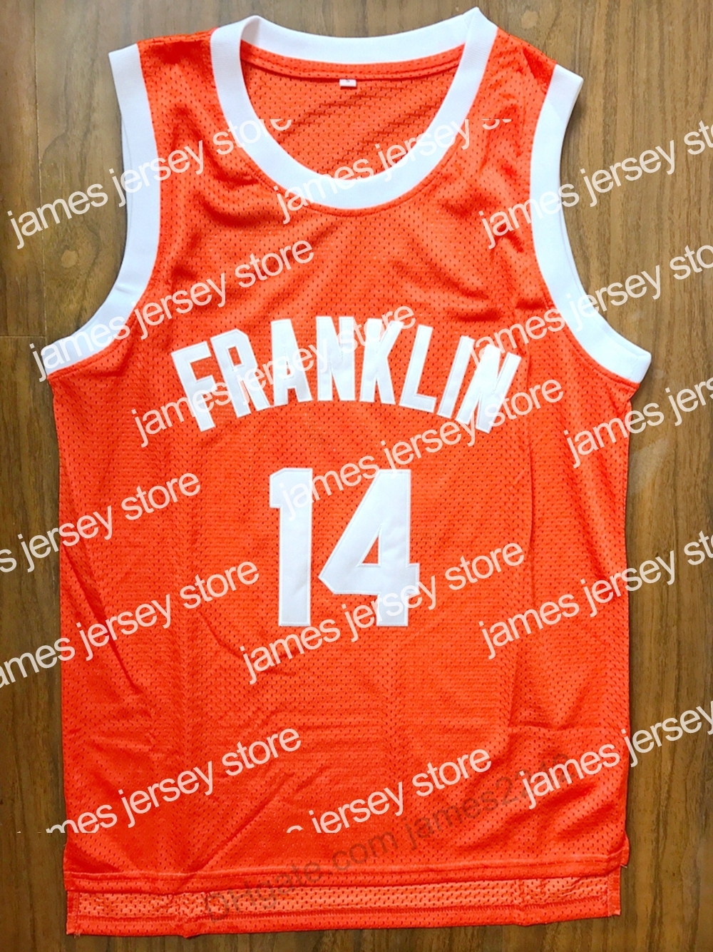 

Basketball Jerseys Don Cheadle Earl The Goat Manigault High School Basketball Jersey #14 Benjamin Franklin Rebound man youth Size S-XXL, Orange