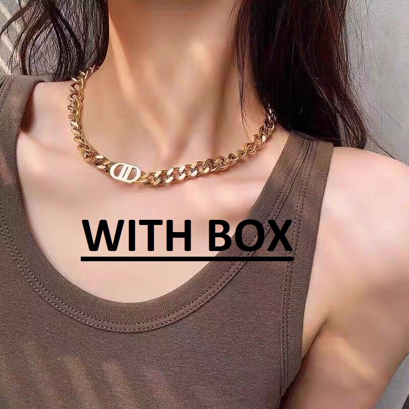 TOP High quality Pendant Necklaces D Family Luxury Brand Designer Letters Bangle Women Metal Jewelry Personality Creative Fashion Accessories Par-image-795375179
