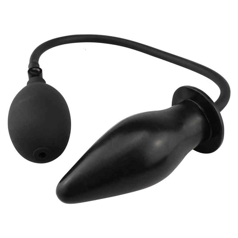 Clearance PromotionSoft Inflatable Massager Buttplug Vibrator Anal Plug Toys Silicone An Penis Cock-image-794978902