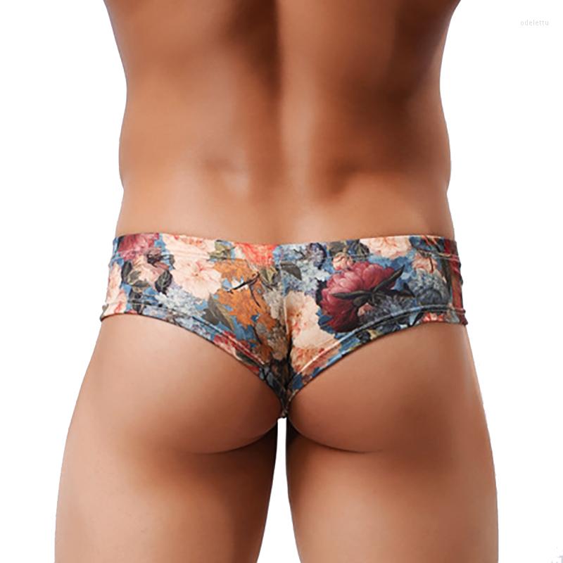 

Underpants Panties Men Boxer Homme Male Cueca Pouch U Convex Underwear For Big Dicks Print Vintage Calzoncillos Sexys Hombre, Blue
