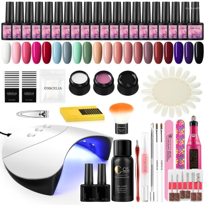 

Nail Art Kits Manicure Set Drying Lamp Supplies For Professionals Soak Off Gel Polish Semi-permanent Varnish Professional