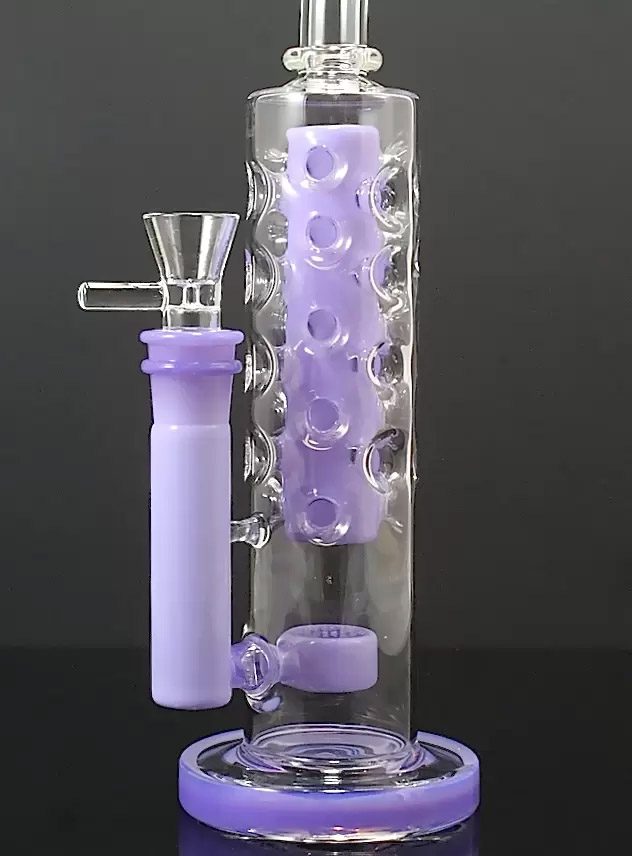 

Vintage Hookah Fab with Seed of Life Glass BONG 14inch water Smoking Pipes Oil Burner with bowl can put customer logo by DHL UPS CNE