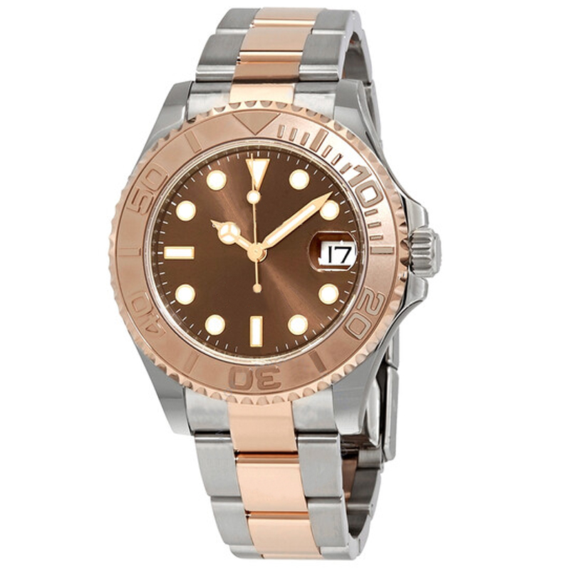

Clean factory Montre De Luxe Mens Watches Yacht Style 40mm Master Automatic ETA3135 Mechanical Sapphire Classic Model Folding WristWatch Super Luminous watch, 01 with box papers