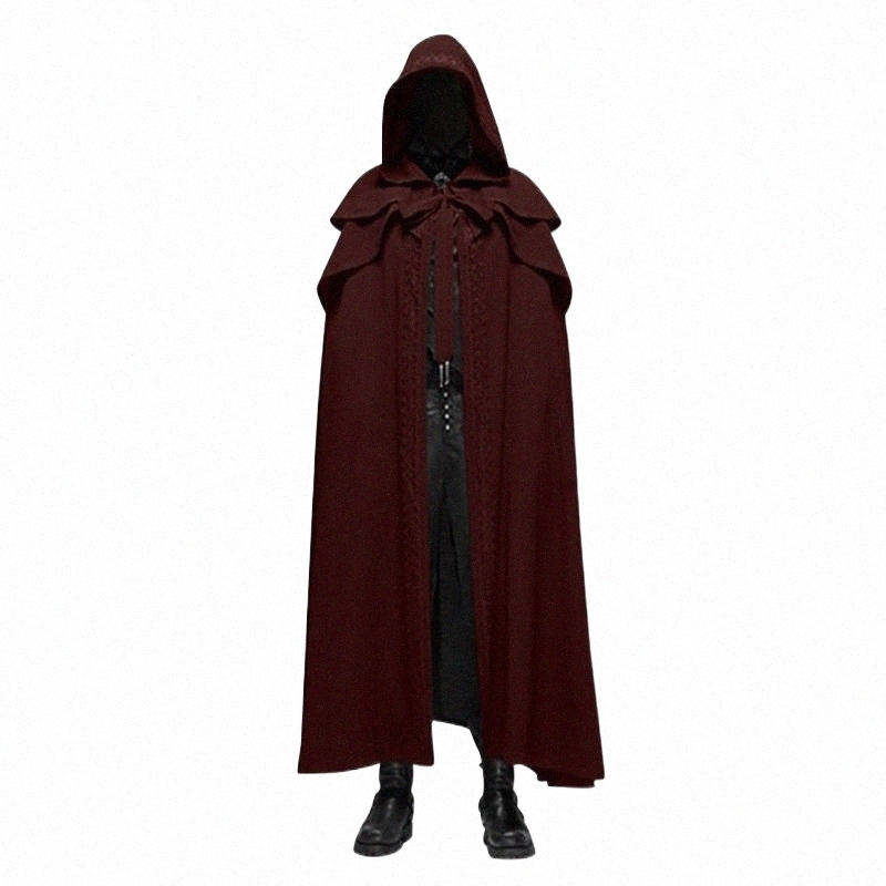 

casual Dresses Women Gothic Long Robe Halloween Costumes Grim Cloak Hooded Capes Couples Jacket Dress Vestidos Longos De Verao O2bp#, Gn