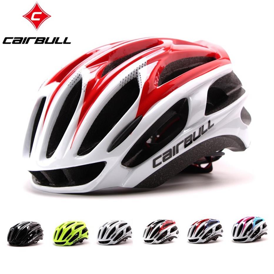 

CAIRBULL Super Light Cycling Helmet Integrally-Molded Breathable 29 Vents Safety Bike Helmet Lightweight Road MTB Bicycle Mountain Helm279R, Red blue