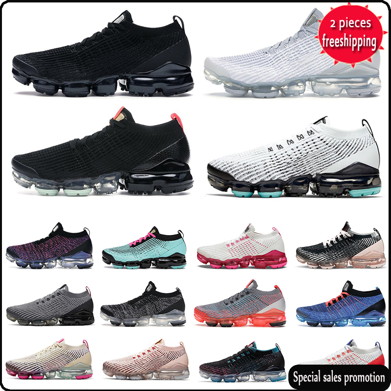 

Sandals vapor knit max fly 3.0 running shoes Mesh Vast Grey USA Triple Black South Beach Pure Platinum Pink Rose Flash Crimson Electric Green men, 10
