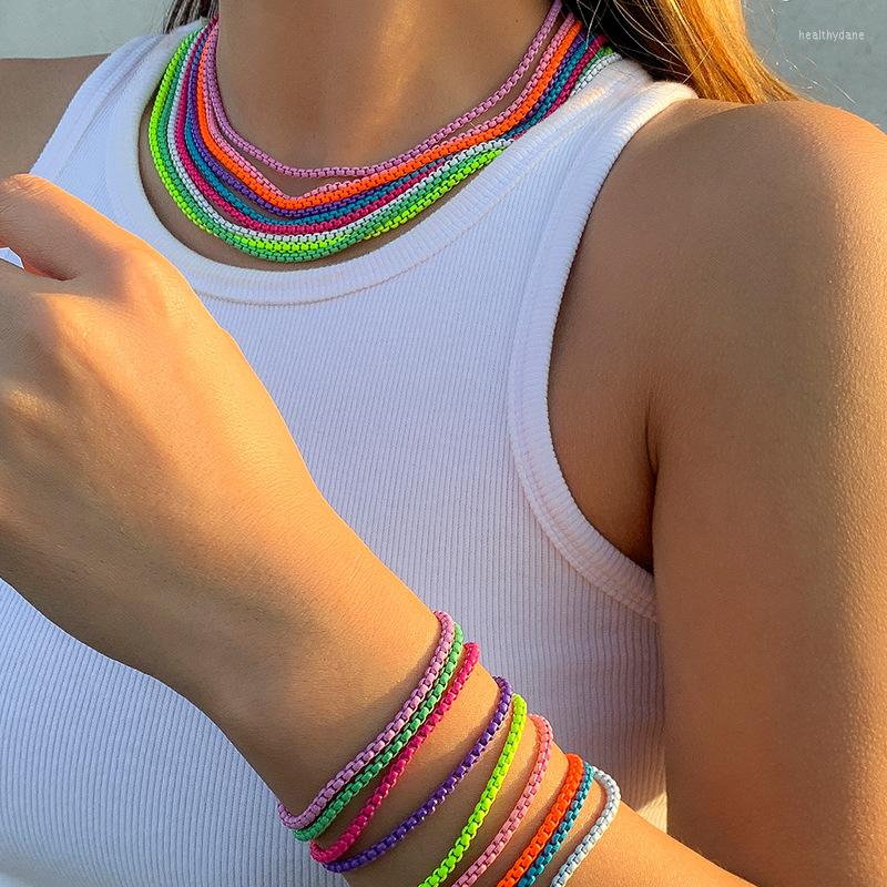 

Chokers Necklaces Unique Kpop Vintage Metal Choker Necklace For Women Girls Collares Punk Thin Chain Girl Goth Trendy Y2K Grunge Jewelry