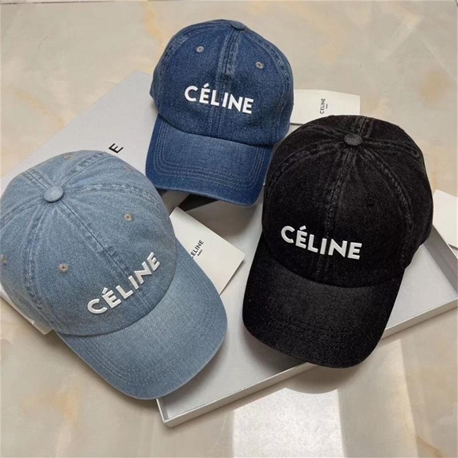 

Caps Celins Designer 2022 Ball new fashion cowboy C-letter baseball hat female spring and summer women's sunscreen duck tongue hat308o, Black