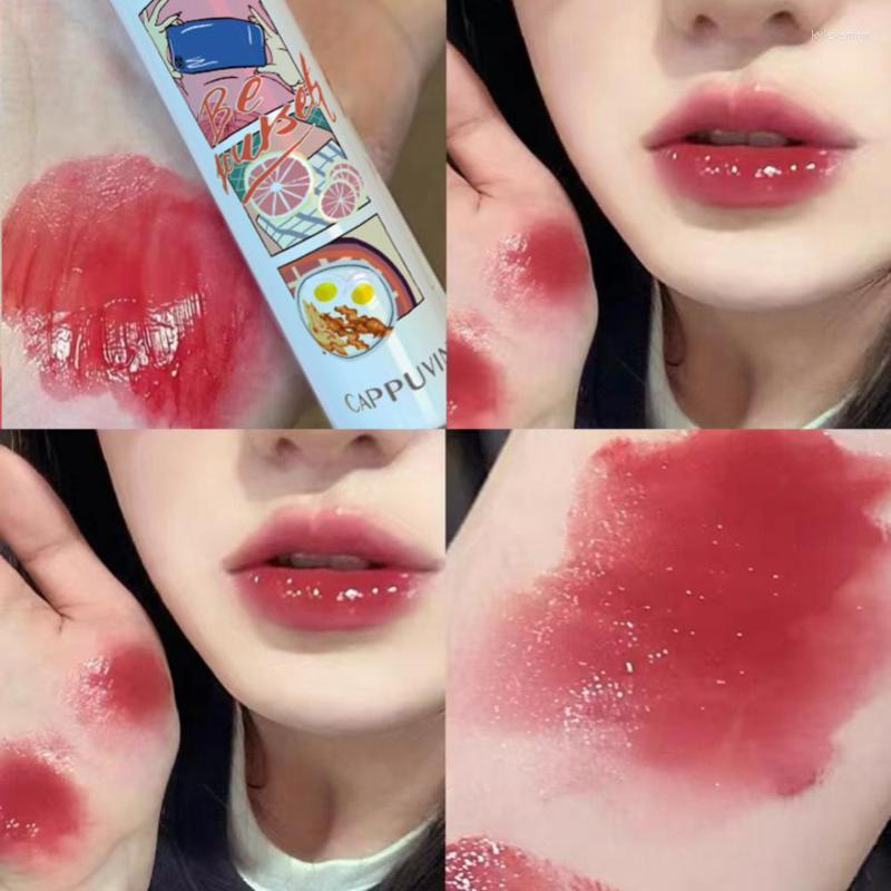 

Lip Gloss 6 Colors Sexy Matte Lipsticks Waterproof Long Lasting Non-Stick Cup Liquid Lipstick Korean Makeup Cosmetics, 02