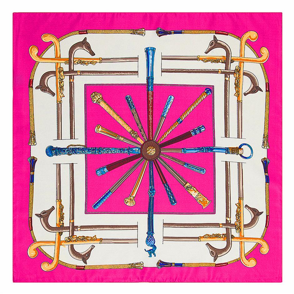 

Silk Neck Scarf Orange Square Scarf Print Satin Foulard Stain Echarpe Retro Twill Scarves 60 60CM Whole239W