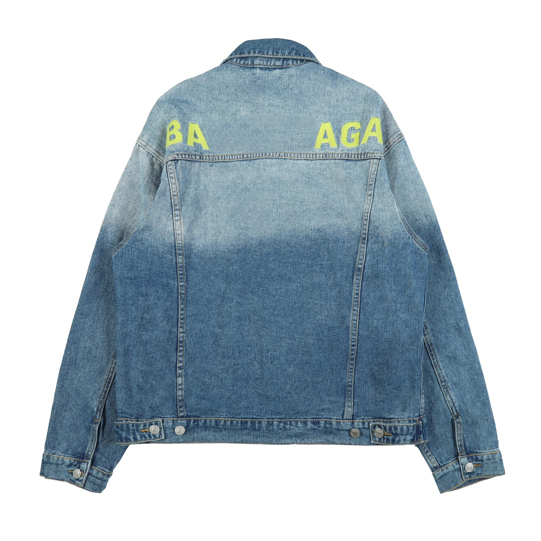 

Paris Designer Jackets Classic Embroidered Letters Print Women's Colorful Hot Tile Reflective Denim Jacket Top Dress Men's Clothing EYXK