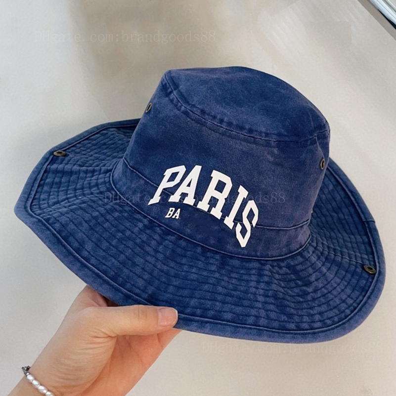 

Denim Blue Fisherman 's cap rhombus bucket hats luxury baseball bonnet Top Fashion Designer Beanie Ski outdoor cap Vacation travel for man, 1#