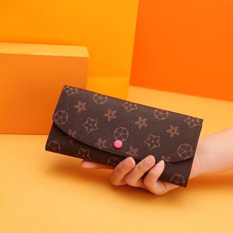 

Designer wallets classic high-quality women credit card holder bags fashion a variety of styles and colors available wholesale short wallet, Pink