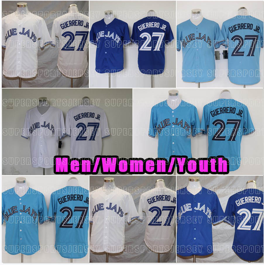 

Custom Blue Jays Men Women Youth Jerseys Vladimir Guerrero Jr. Bo Bichette Whit Merrifield George Springer Matt Chapman Gurriel Jr. Cavan Biggio, Womens lady