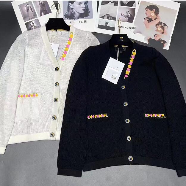 

Women's sweater women jacket cashmere cardigan mid-length knitted V-neck loose striped sweater thin ladies trench coat, 01