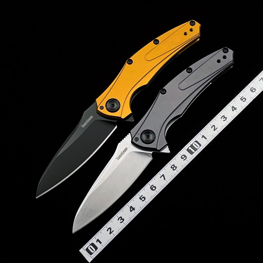 

Kershaw 7777 Bareknuckle Mini Flipper Folding Knife Outdoor Camping Hunting Pocket Tactical Self Defense EDC Tool Knife