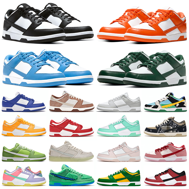

men women sb low dunks running shoes panda triple pink green mummy Travis Scotts Georgetown Laser Orange dunkes lows dunked mens flat designer trainers casual GAI, 20