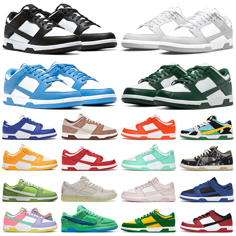 

men women sb low dunks running shoes pandas triple pink green mummy camo strangelove dunkes lows dunked mens flat designer trainers casual size 5.5-13 GAI