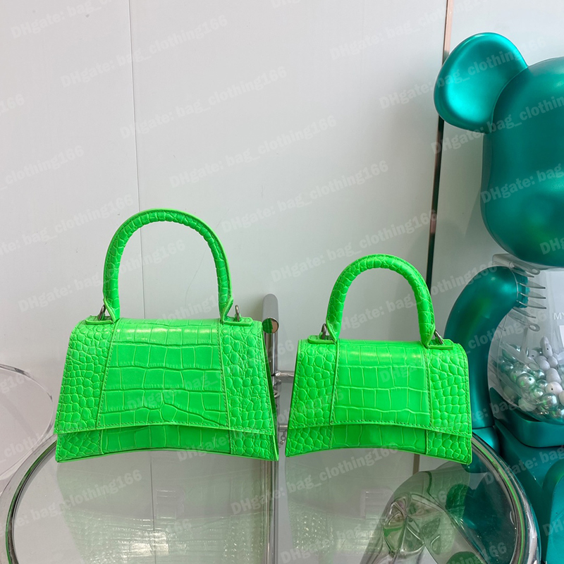 shoulder bag designer woman hourglass Handbags Top Handle Crocodile Embossed Leather Long Flap Womens Bag Designers Crossbody Bags Purses Wallet Totes