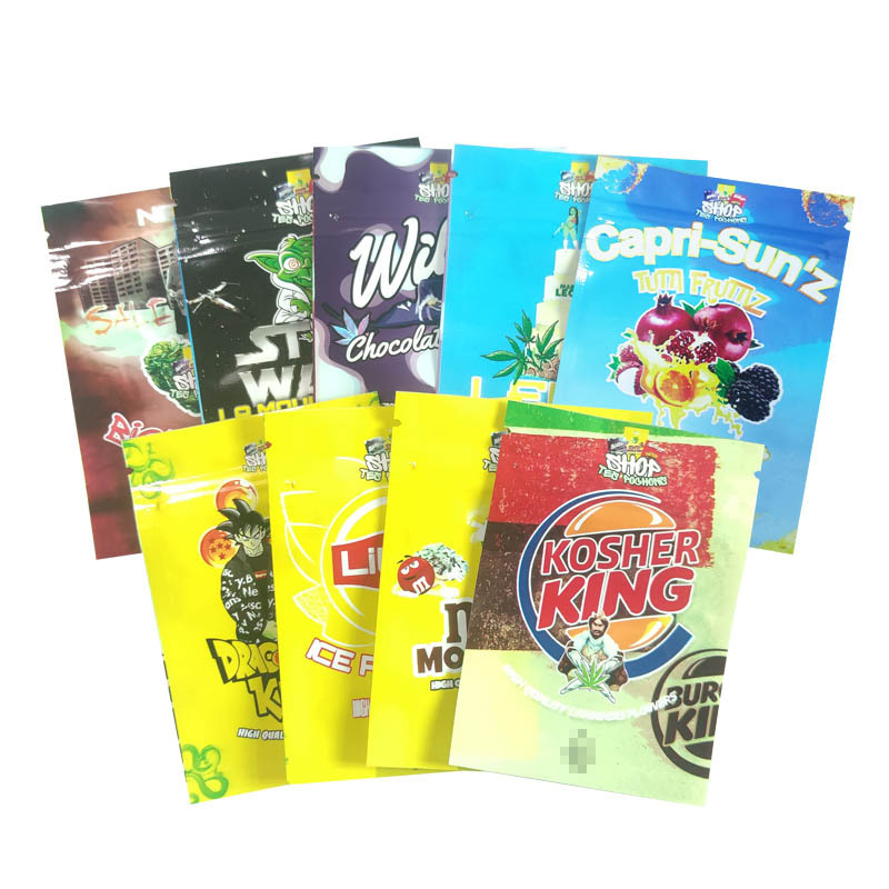 

FRUTTIZMIX 1g sanck mylar bags Food710 Small Pouch Zip Lock Bags 7x10cm foil zipper resealabel smell proof