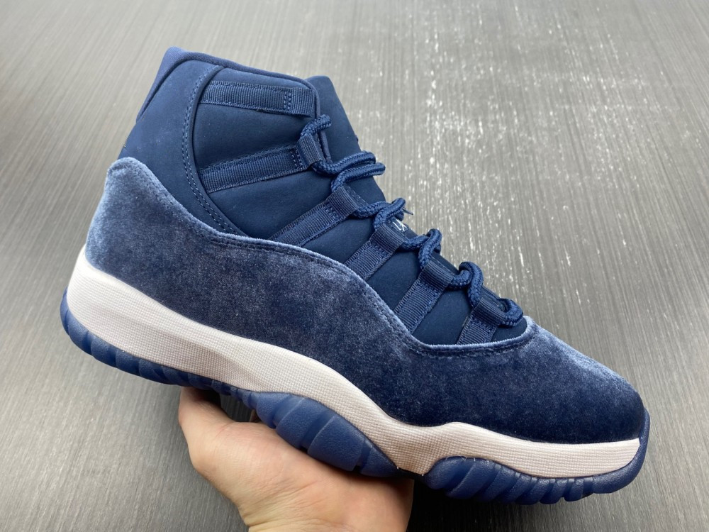 Retro11 Qinmin123 Chaussures de basket-ball hautes Sneakers Man Sneakers Midnight Navy a une grande taille 11,5-12-13-14 avec double bo○te AR0715
