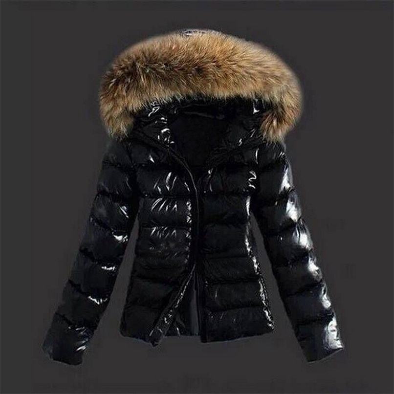 

Winter Jacket Women Shiny Down Female Slim Puffer Woman Coat Black Brown Parkas Mujer Chaqueta Doudoune Femme 210913
