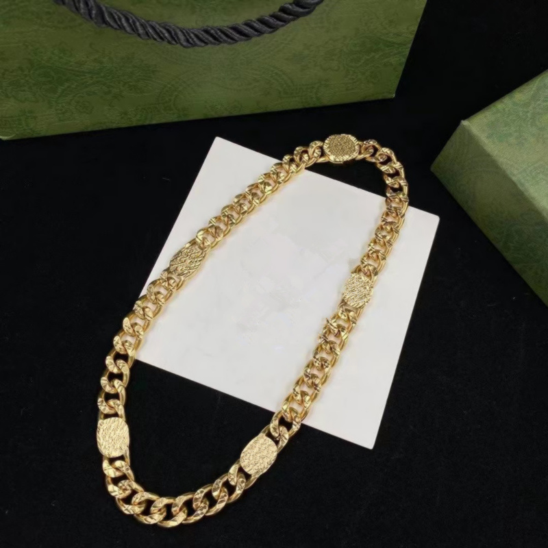 

Cuba 18K gold chain necklace men's fashion bracelet hip hop accessories New French design G letter