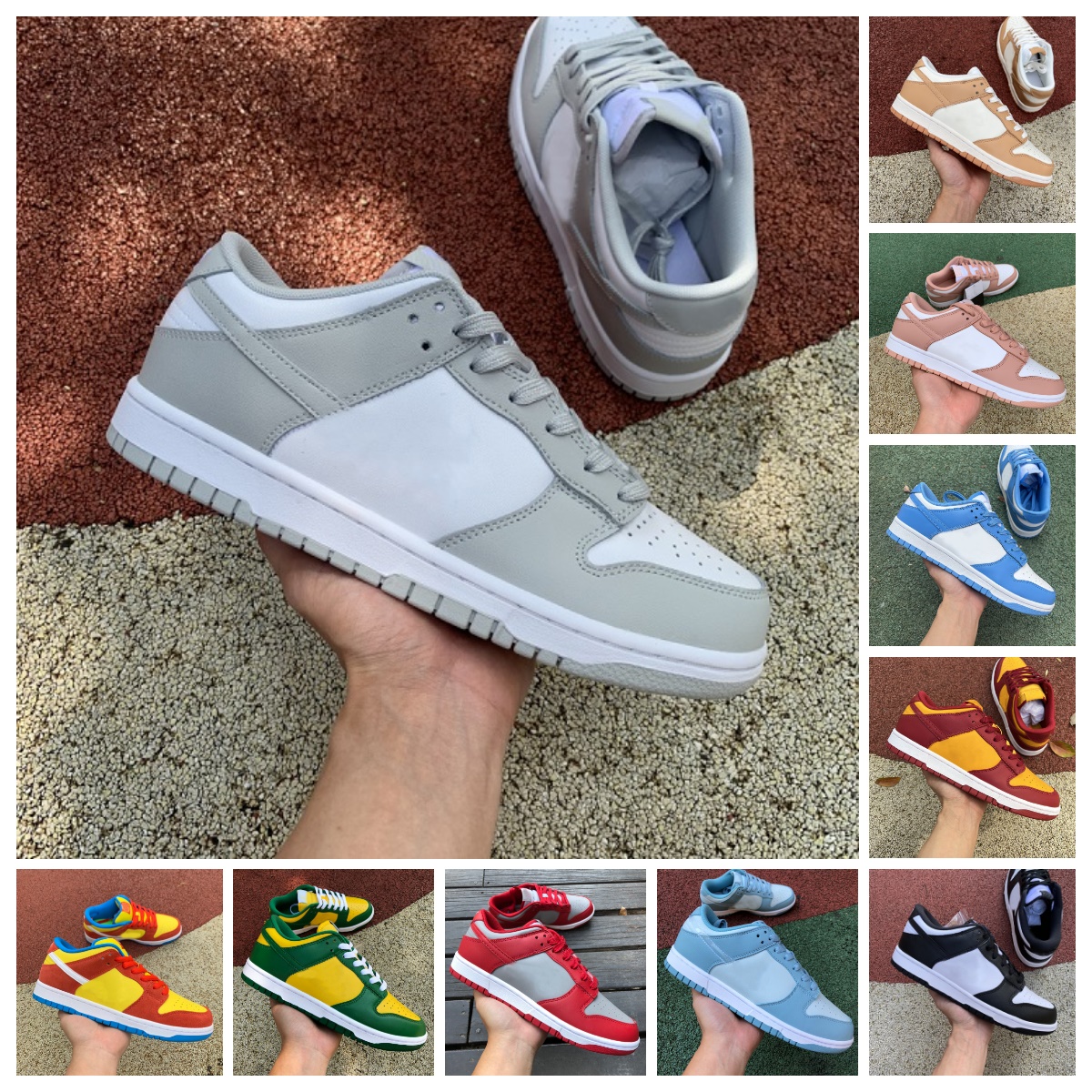 

Dunks Mens Women Casual Shoes Dunksb Low Triple Black White Wolf Grey Fog Archeo Pink Valerian Blue Syracuse Kentucky SB Brazil StrangeLove WOmens Sports Sneakers, Bubble package bag