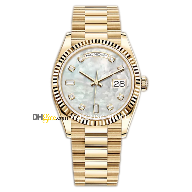

Watchsc- 41mm Automatic date Watch Mens Womens Stainless Steel Waterproof Luminous classic Watch