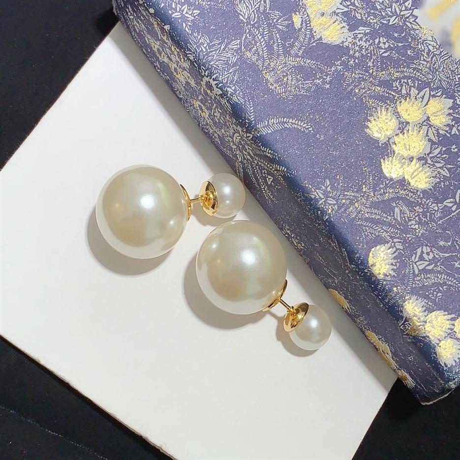 

Women Earings Jewelry luxurys designer Earring Studs Pearl Earrings Fashion Gold boucles d'oreilles designers party wedding gift196d
