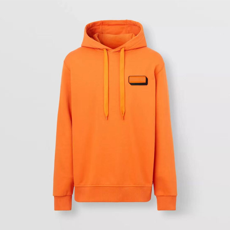 Mens hoodies designer Pullover sweatshirts Streetwear hoodysThick Fashion Loose Sweater Long Sleeve Embroidery Orange tracksuit-image-795629118