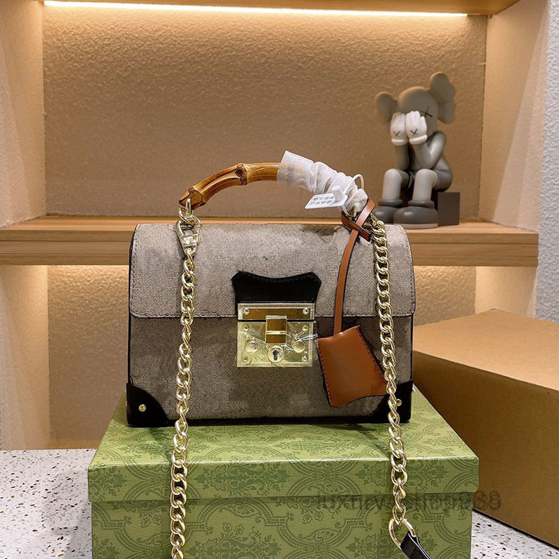 

5A Mini Shoulder Bags Designer Single Meenger Bag Ladies Letter Prints Crobody Back Package Square Lock Handbag Claic Gold Chain Flap Light