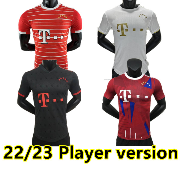 

Player version DE LIGT soccer jersey 22 23 SANE HERNANDEZ BAYERN MUNICH GNABRY GORETZKA COMAN MULLER DAVIES KIMMICH football shirt 2022 2023 uniforms