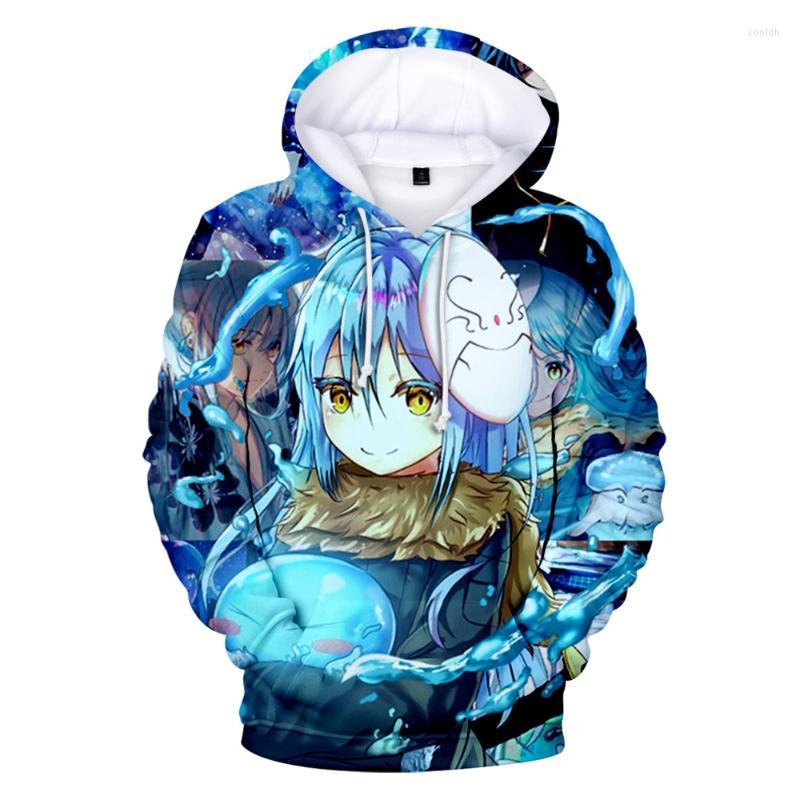 

Men's Hoodies Anime Rimuru Tempest That Time I Got Reincarnated As A Slime 3D Printed Man And Woman Sweatshirt Kawaii Kids